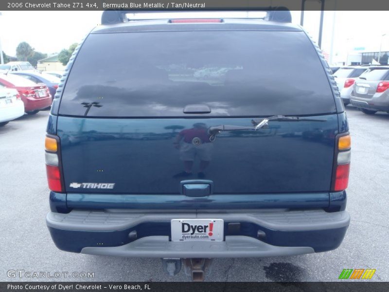 Bermuda Blue Metallic / Tan/Neutral 2006 Chevrolet Tahoe Z71 4x4