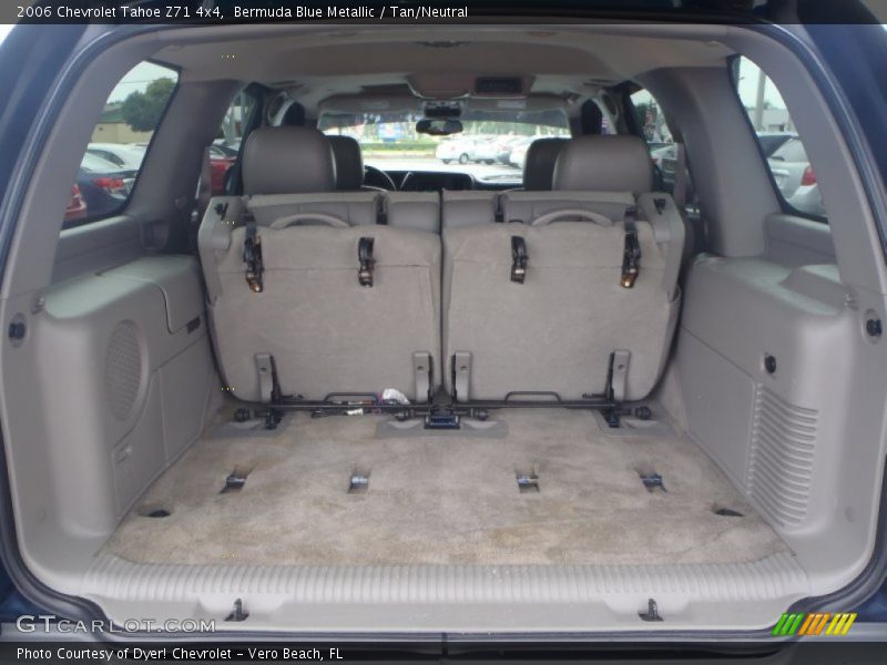 Bermuda Blue Metallic / Tan/Neutral 2006 Chevrolet Tahoe Z71 4x4