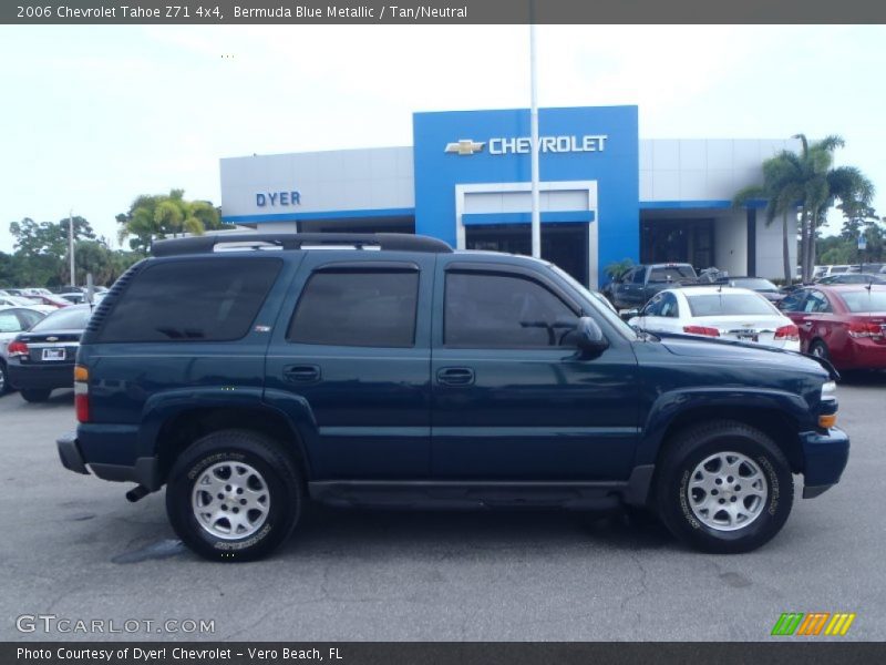 Bermuda Blue Metallic / Tan/Neutral 2006 Chevrolet Tahoe Z71 4x4