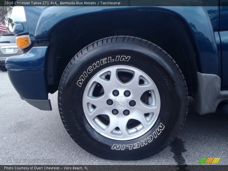 Bermuda Blue Metallic / Tan/Neutral 2006 Chevrolet Tahoe Z71 4x4