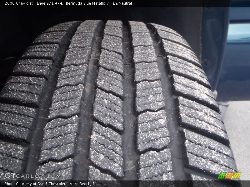 Bermuda Blue Metallic / Tan/Neutral 2006 Chevrolet Tahoe Z71 4x4