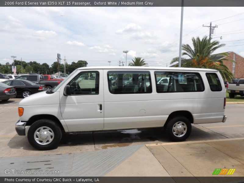 Oxford White / Medium Flint Grey 2006 Ford E Series Van E350 XLT 15 Passenger