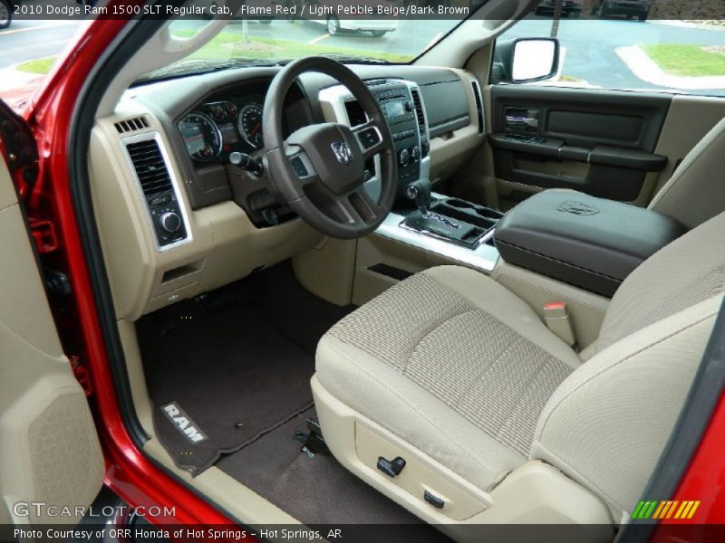 Flame Red / Light Pebble Beige/Bark Brown 2010 Dodge Ram 1500 SLT Regular Cab