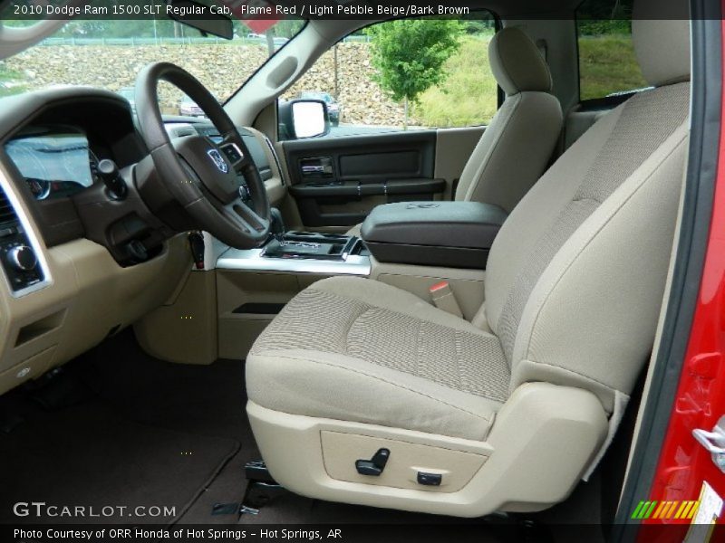 Flame Red / Light Pebble Beige/Bark Brown 2010 Dodge Ram 1500 SLT Regular Cab