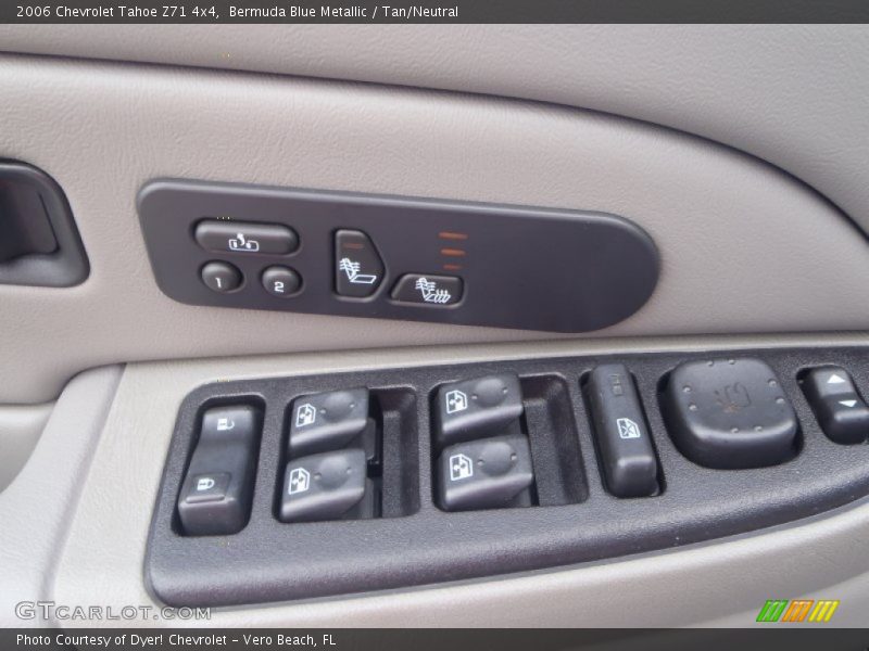 Bermuda Blue Metallic / Tan/Neutral 2006 Chevrolet Tahoe Z71 4x4