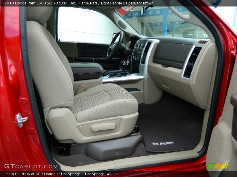 Flame Red / Light Pebble Beige/Bark Brown 2010 Dodge Ram 1500 SLT Regular Cab