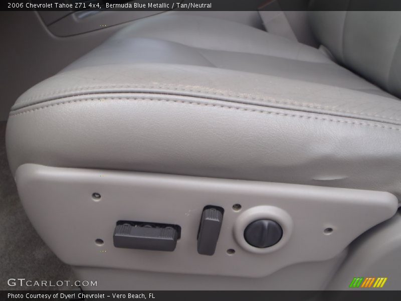 Bermuda Blue Metallic / Tan/Neutral 2006 Chevrolet Tahoe Z71 4x4