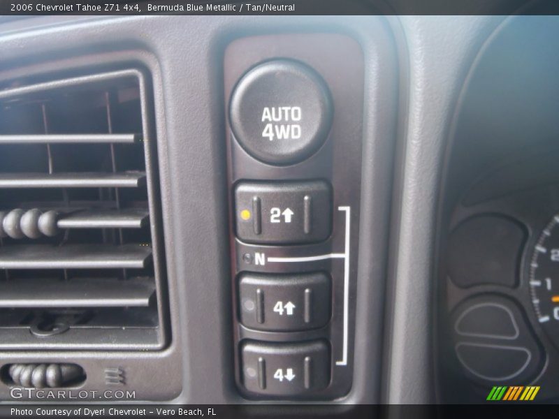 Bermuda Blue Metallic / Tan/Neutral 2006 Chevrolet Tahoe Z71 4x4