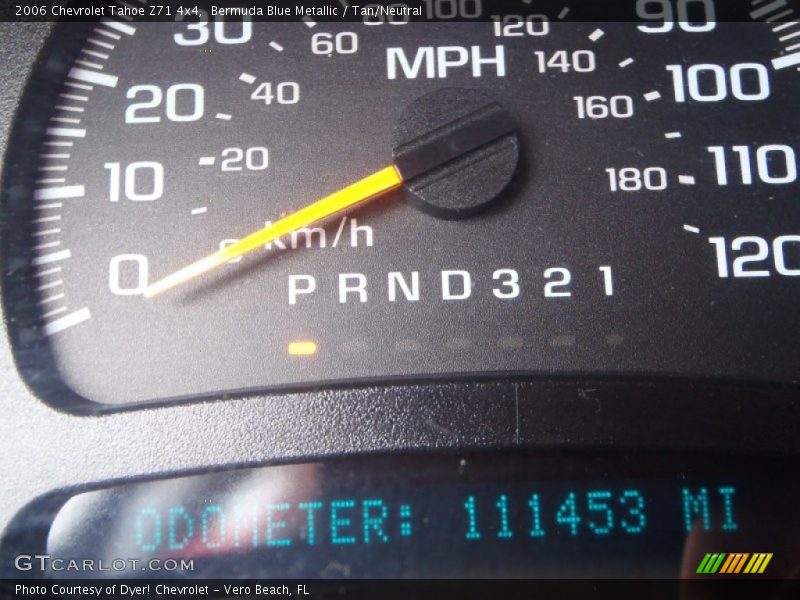 Bermuda Blue Metallic / Tan/Neutral 2006 Chevrolet Tahoe Z71 4x4