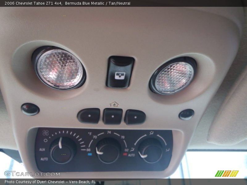 Bermuda Blue Metallic / Tan/Neutral 2006 Chevrolet Tahoe Z71 4x4