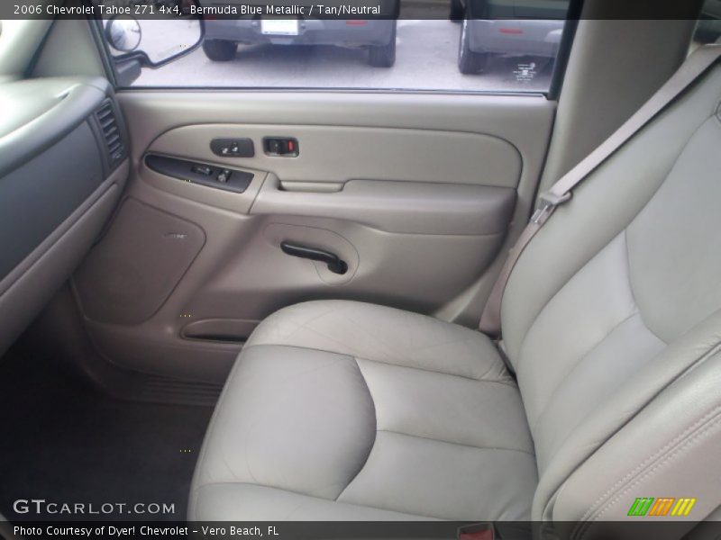 Bermuda Blue Metallic / Tan/Neutral 2006 Chevrolet Tahoe Z71 4x4