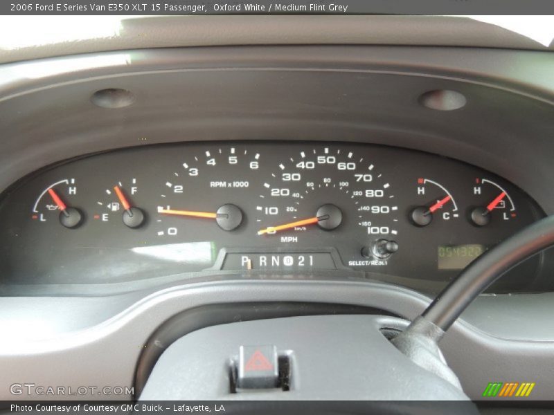 Oxford White / Medium Flint Grey 2006 Ford E Series Van E350 XLT 15 Passenger