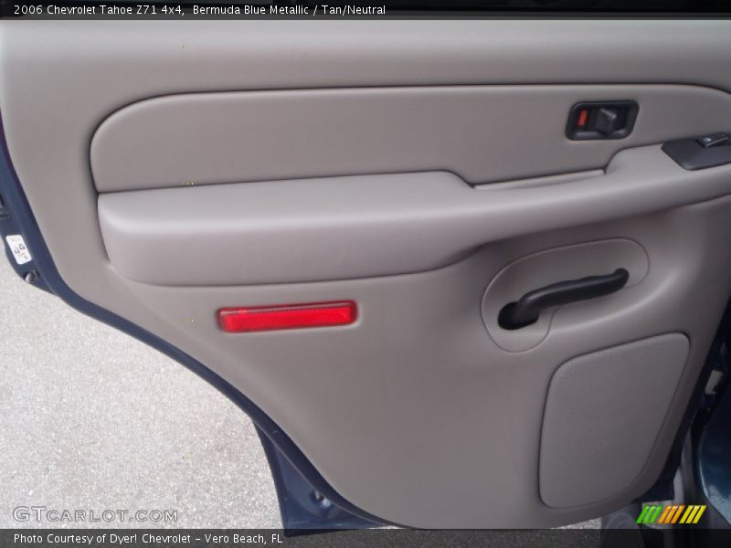 Bermuda Blue Metallic / Tan/Neutral 2006 Chevrolet Tahoe Z71 4x4