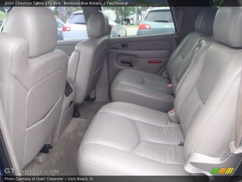 Bermuda Blue Metallic / Tan/Neutral 2006 Chevrolet Tahoe Z71 4x4