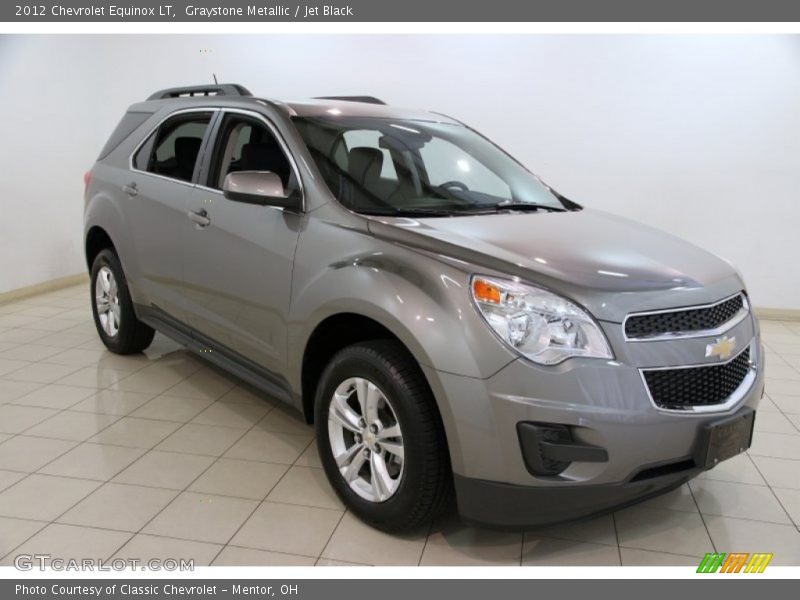 Graystone Metallic / Jet Black 2012 Chevrolet Equinox LT