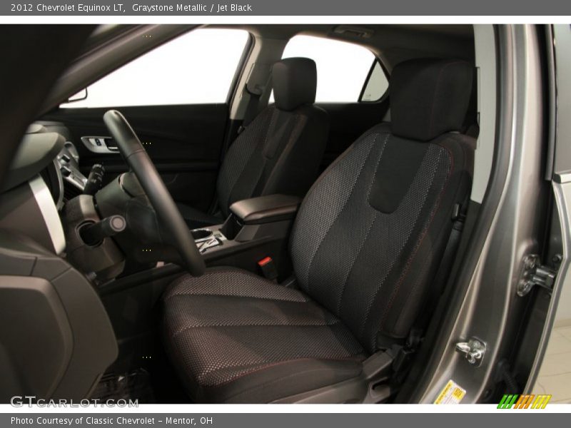 Front Seat of 2012 Equinox LT