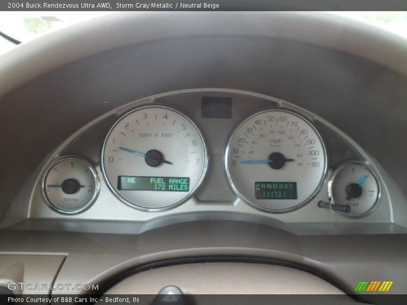  2004 Rendezvous Ultra AWD Ultra AWD Gauges