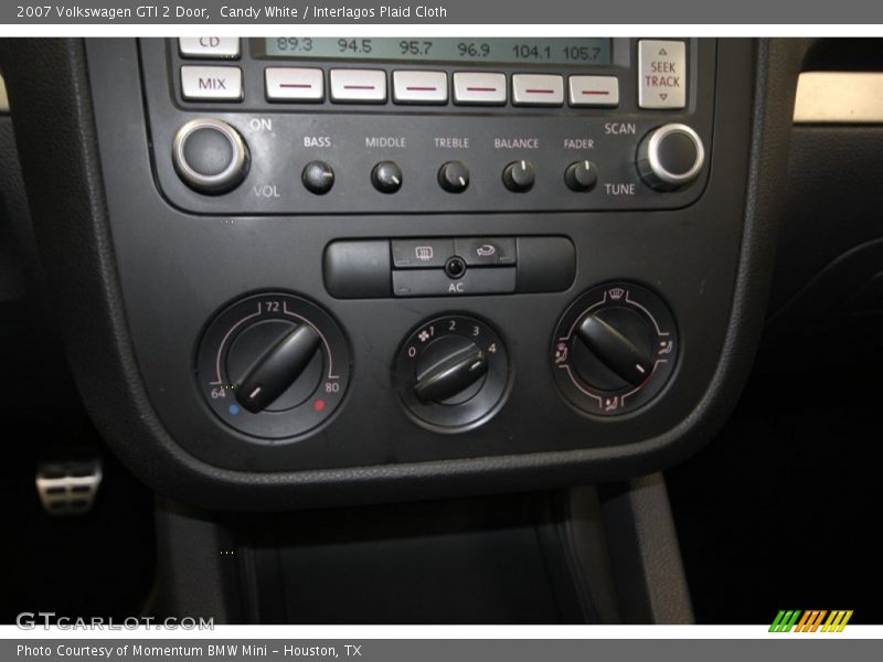 Candy White / Interlagos Plaid Cloth 2007 Volkswagen GTI 2 Door