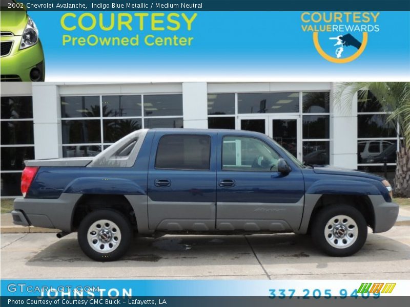 Indigo Blue Metallic / Medium Neutral 2002 Chevrolet Avalanche