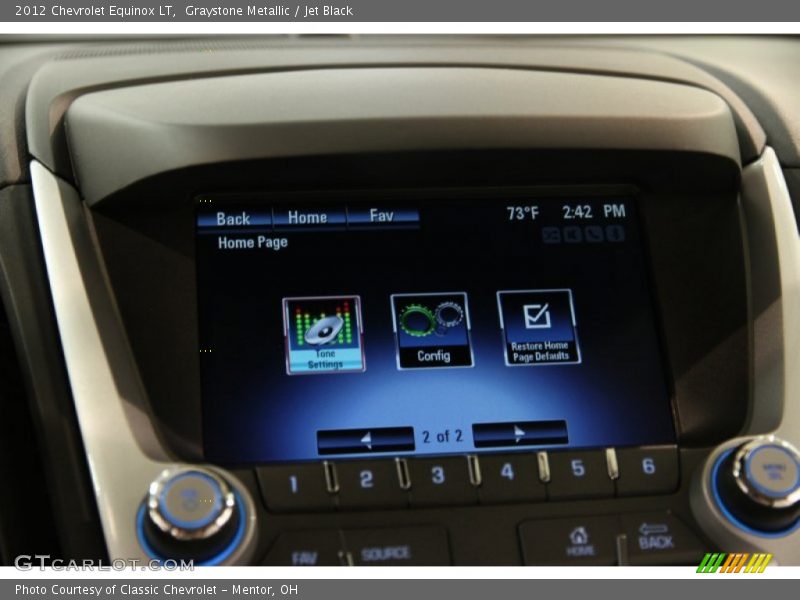Graystone Metallic / Jet Black 2012 Chevrolet Equinox LT