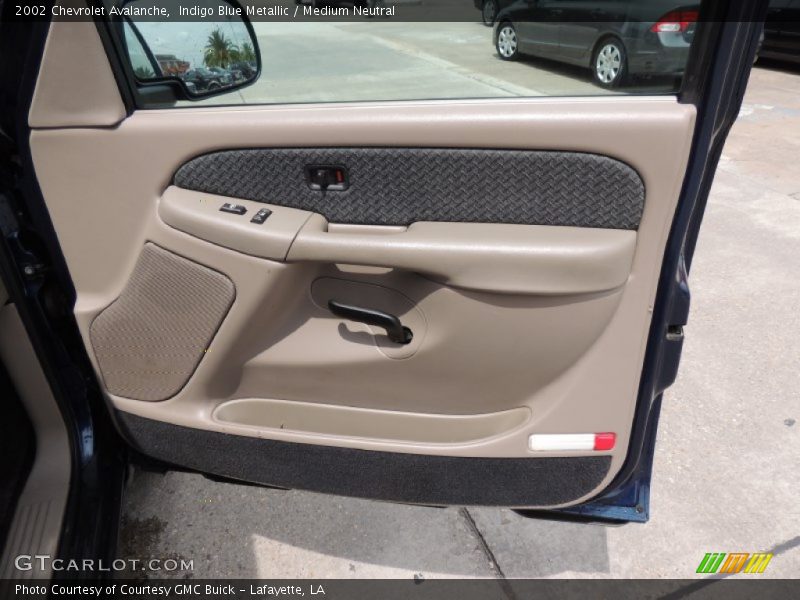 Indigo Blue Metallic / Medium Neutral 2002 Chevrolet Avalanche