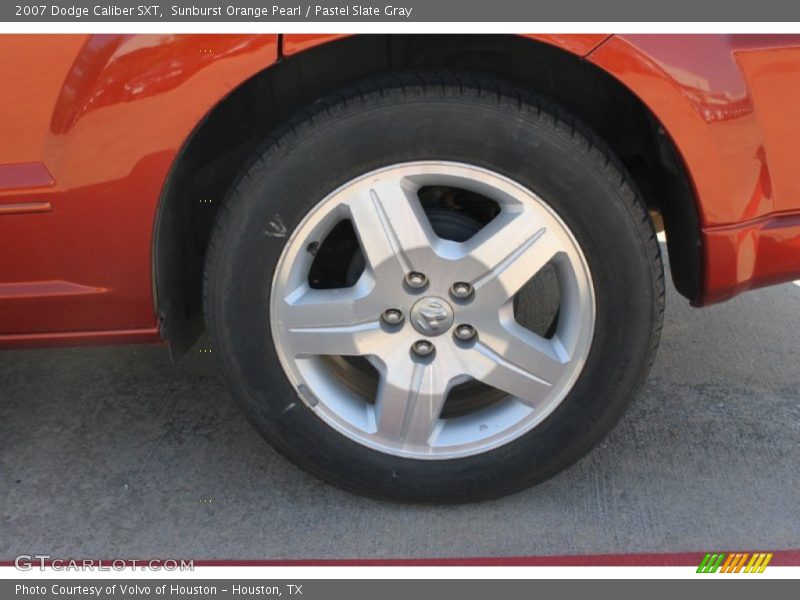 Sunburst Orange Pearl / Pastel Slate Gray 2007 Dodge Caliber SXT