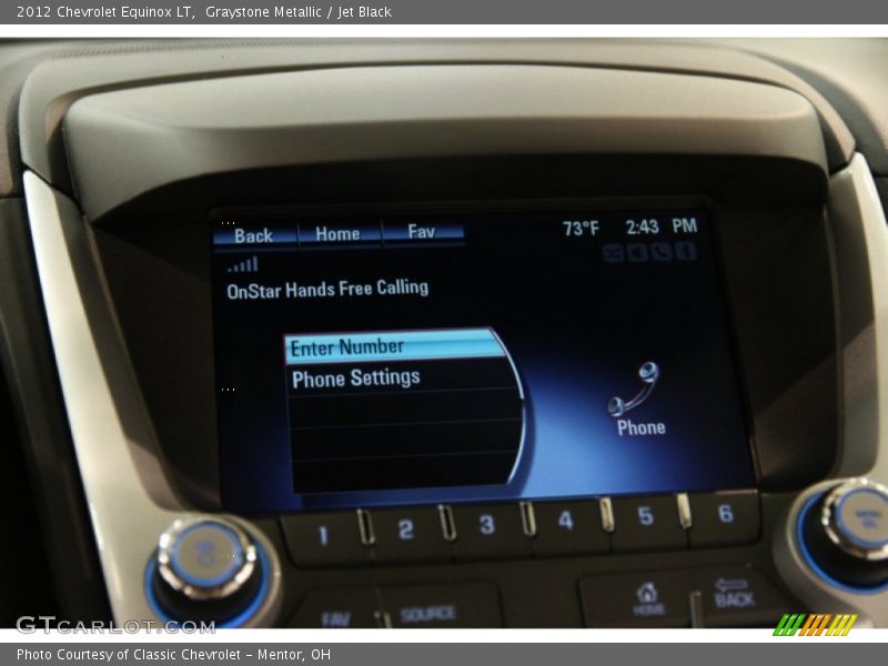 Graystone Metallic / Jet Black 2012 Chevrolet Equinox LT