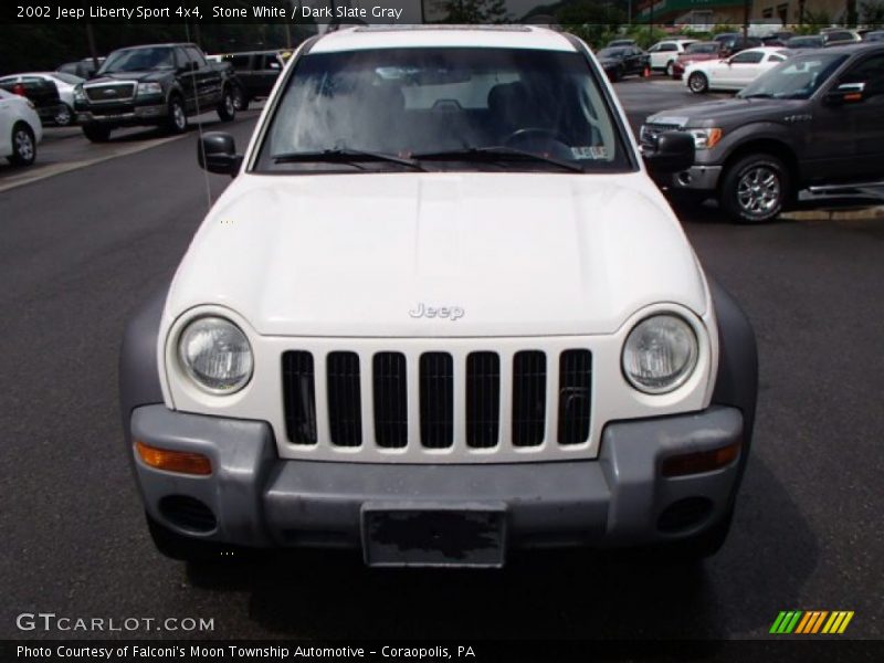 Stone White / Dark Slate Gray 2002 Jeep Liberty Sport 4x4