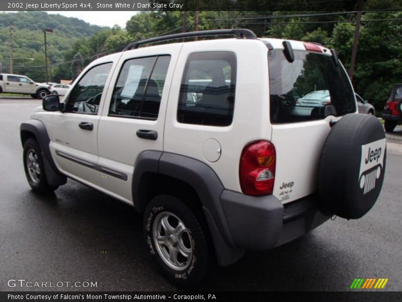 Stone White / Dark Slate Gray 2002 Jeep Liberty Sport 4x4