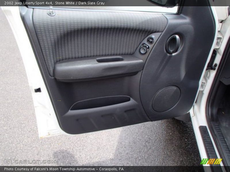 Stone White / Dark Slate Gray 2002 Jeep Liberty Sport 4x4