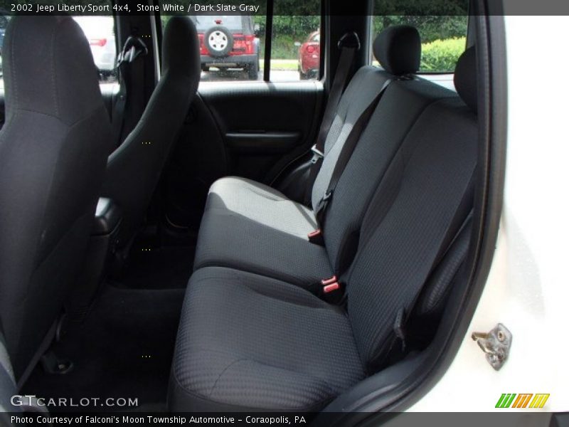 Stone White / Dark Slate Gray 2002 Jeep Liberty Sport 4x4