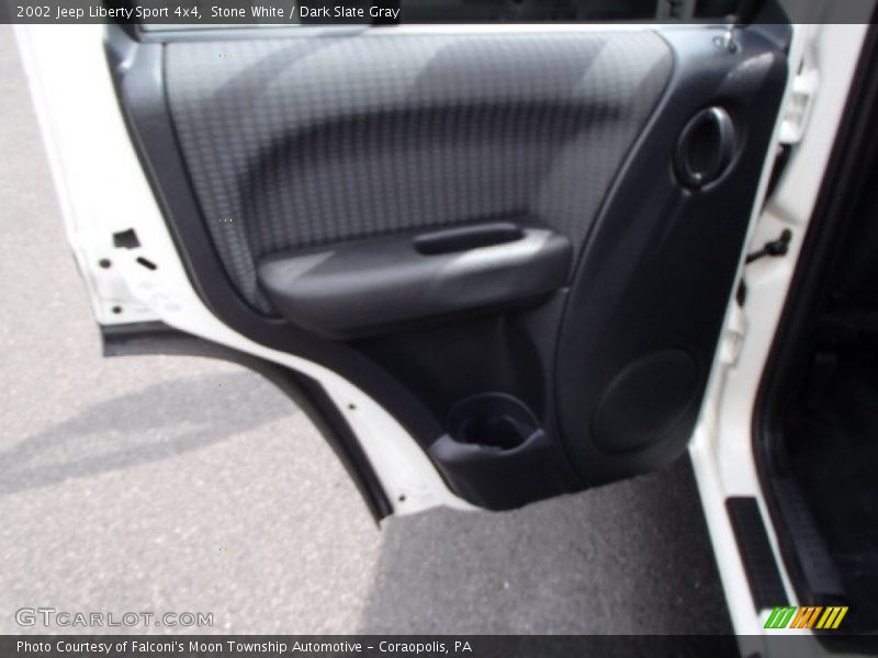 Stone White / Dark Slate Gray 2002 Jeep Liberty Sport 4x4