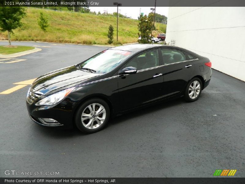 Midnight Black / Gray 2011 Hyundai Sonata Limited