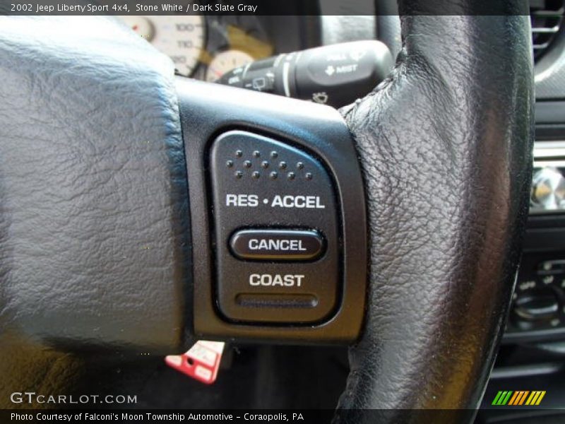 Stone White / Dark Slate Gray 2002 Jeep Liberty Sport 4x4