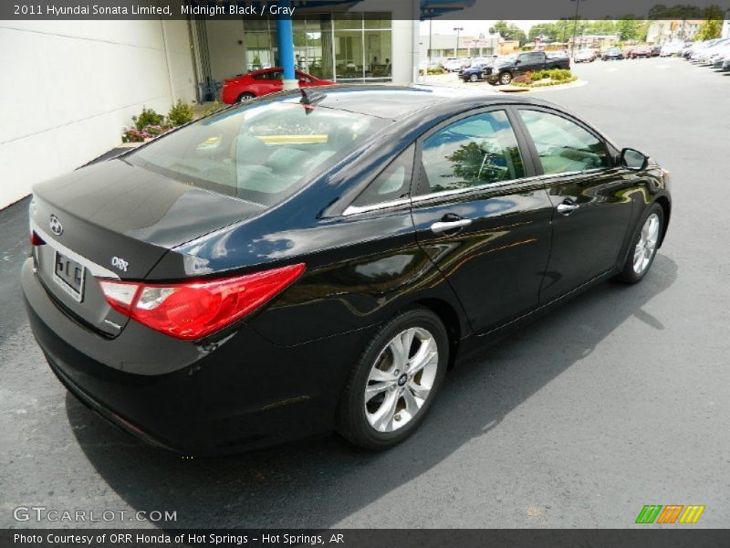 Midnight Black / Gray 2011 Hyundai Sonata Limited