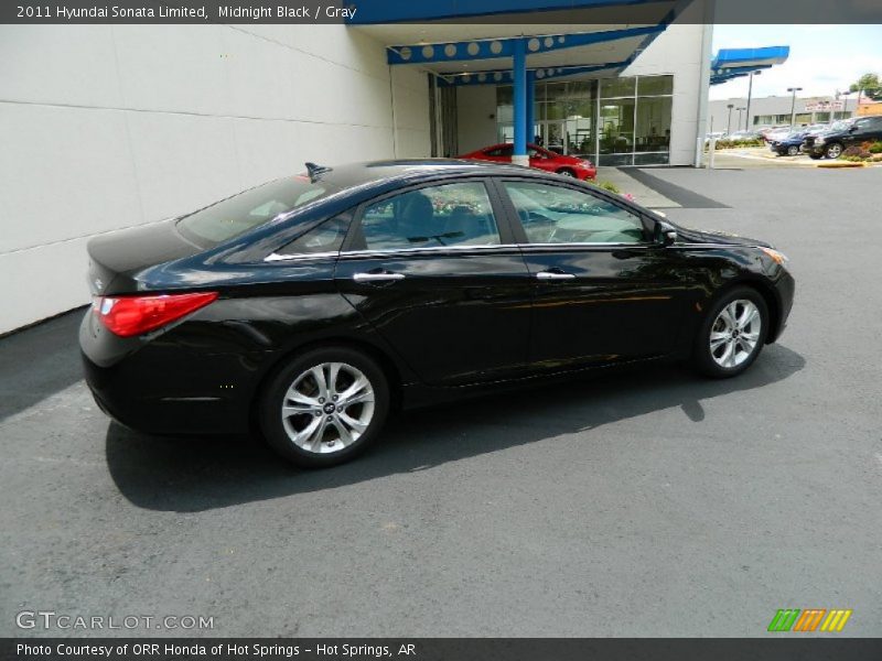 Midnight Black / Gray 2011 Hyundai Sonata Limited