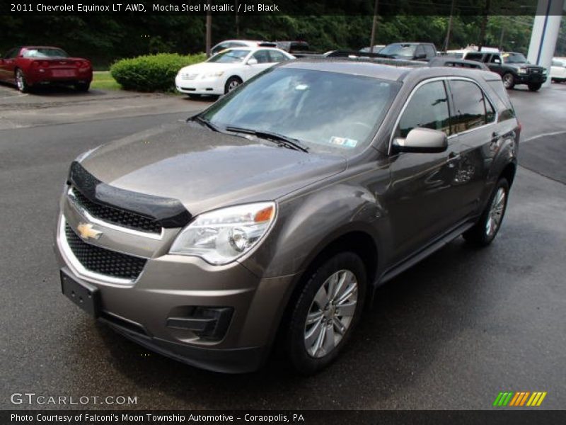 Mocha Steel Metallic / Jet Black 2011 Chevrolet Equinox LT AWD