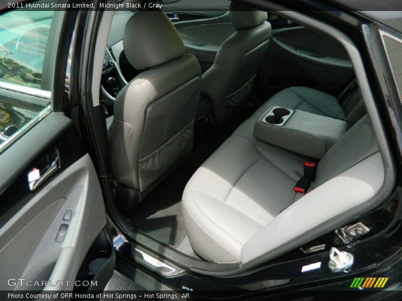 Midnight Black / Gray 2011 Hyundai Sonata Limited