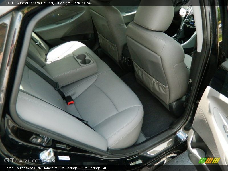 Midnight Black / Gray 2011 Hyundai Sonata Limited