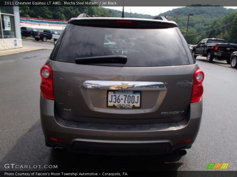 Mocha Steel Metallic / Jet Black 2011 Chevrolet Equinox LT AWD