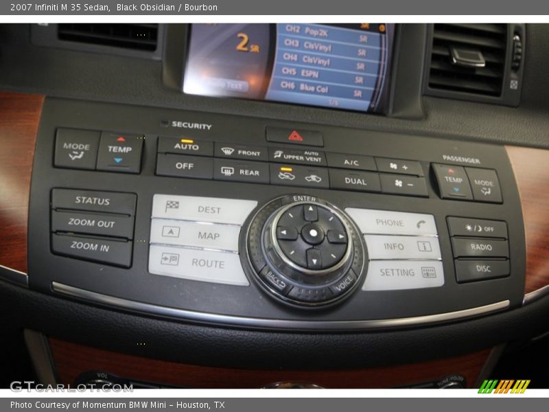 Black Obsidian / Bourbon 2007 Infiniti M 35 Sedan