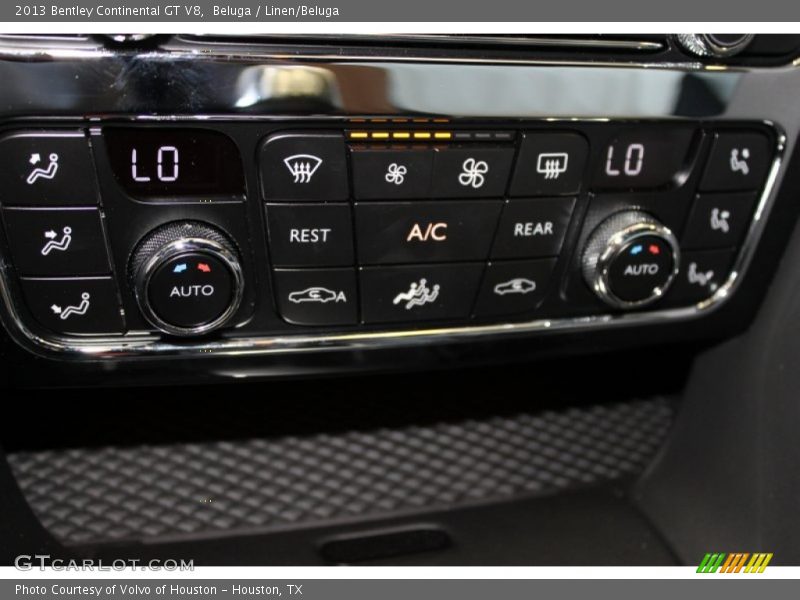 Controls of 2013 Continental GT V8 