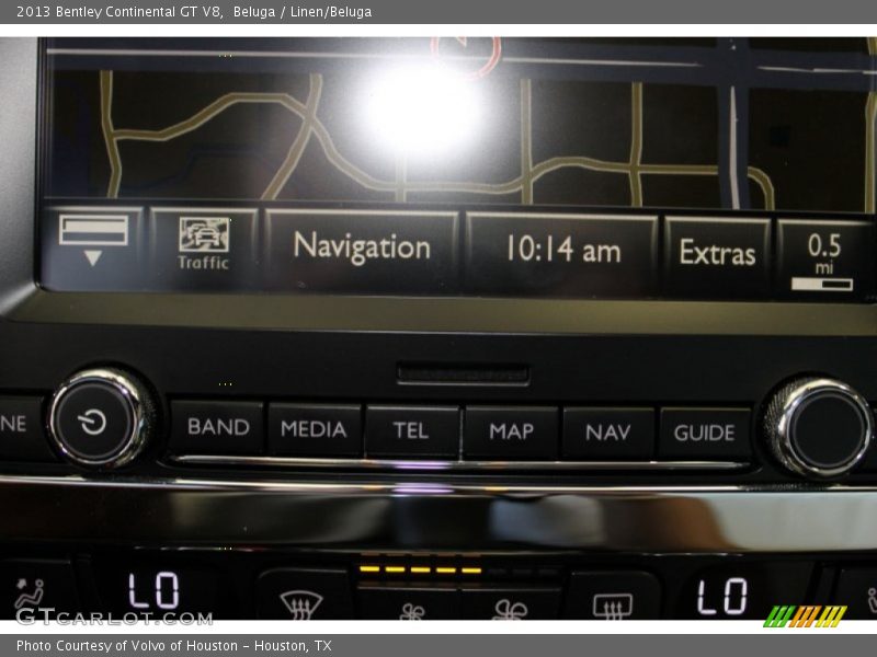 Controls of 2013 Continental GT V8 