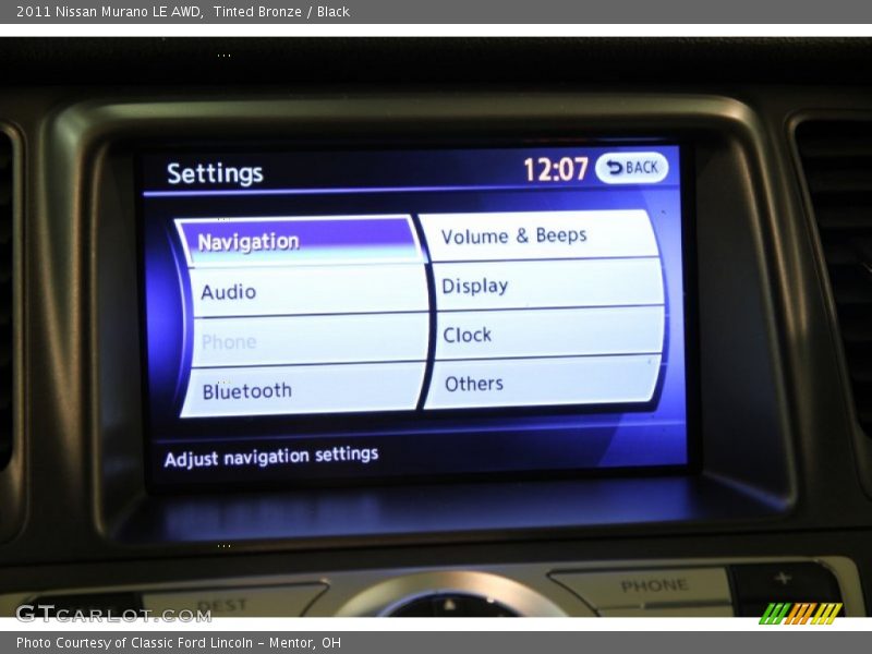 Tinted Bronze / Black 2011 Nissan Murano LE AWD