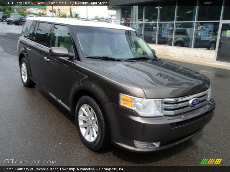 Earth Metallic / Medium Light Stone 2011 Ford Flex SEL AWD