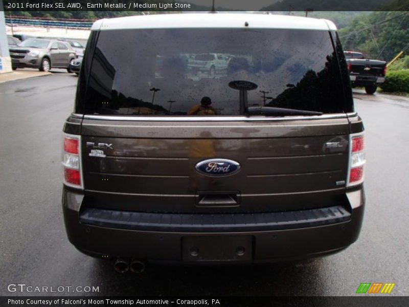 Earth Metallic / Medium Light Stone 2011 Ford Flex SEL AWD