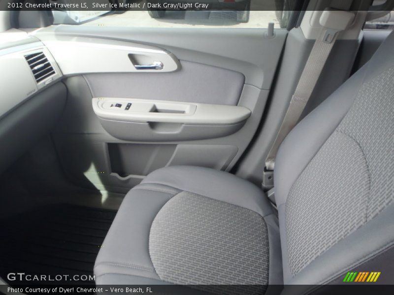 Silver Ice Metallic / Dark Gray/Light Gray 2012 Chevrolet Traverse LS