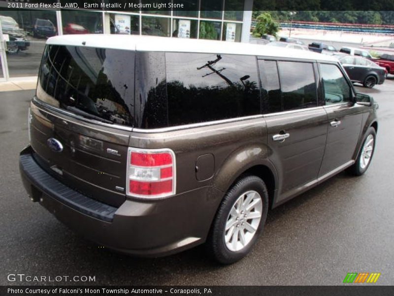 Earth Metallic / Medium Light Stone 2011 Ford Flex SEL AWD