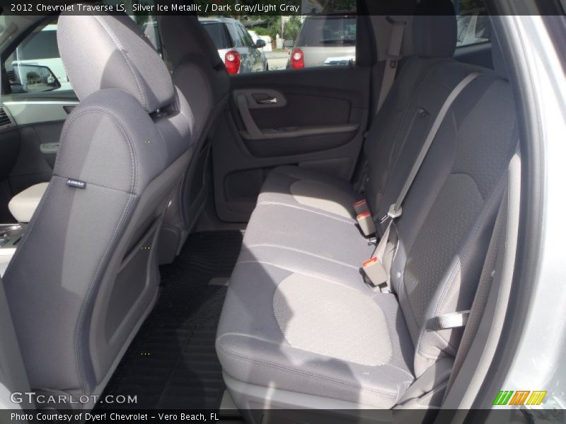 Silver Ice Metallic / Dark Gray/Light Gray 2012 Chevrolet Traverse LS