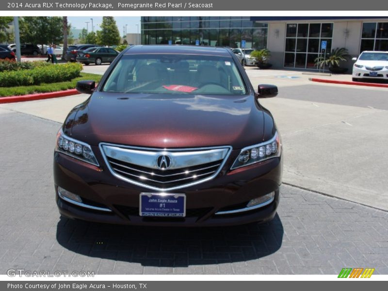 Pomegranite Red Pearl / Seacoast 2014 Acura RLX Technology Package
